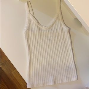 soft white cotton tank